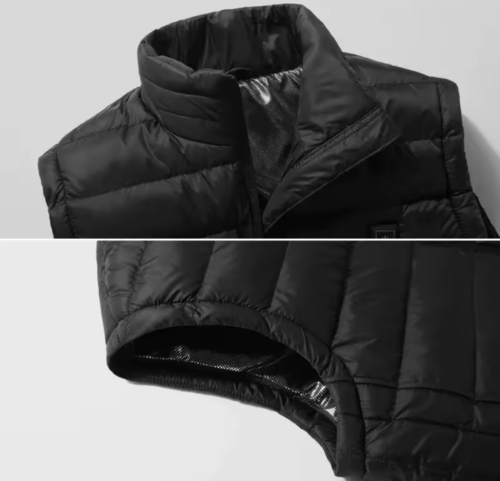 Gilet chauffant 17/13 zones pour femmes et hommes. Veste tactique électrique à chauffage USB.