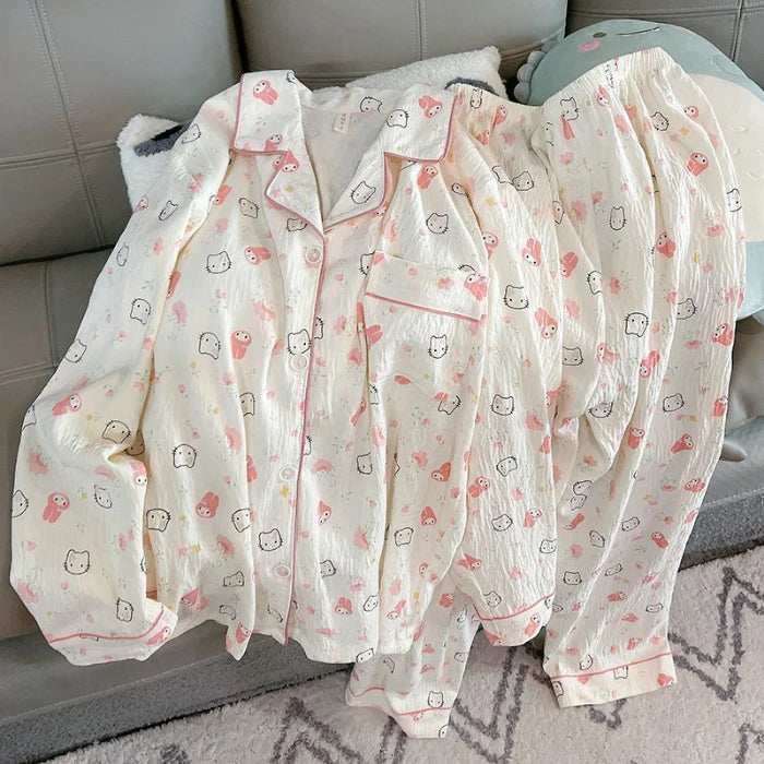 Pyjamas 2 Pièces Cartoon Fashion