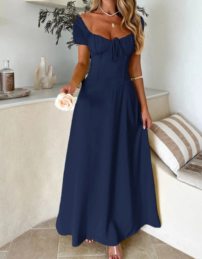 Robe D'été Taille Haute