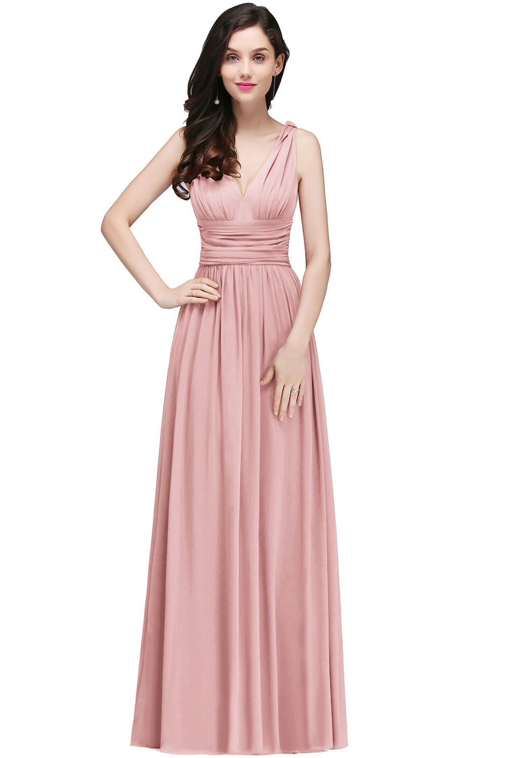 Long Bridesmaid Dresses Chiffon
