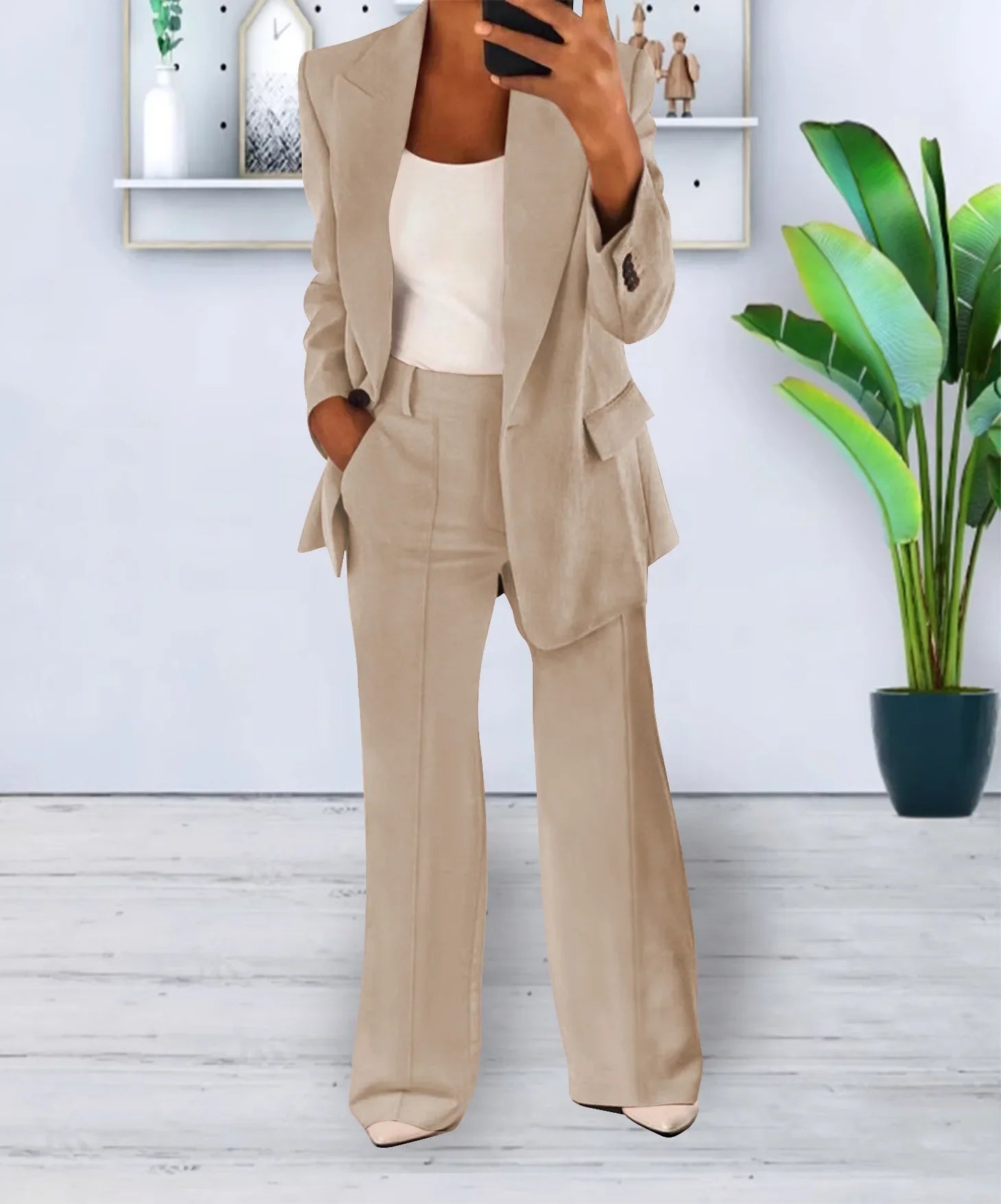 Women Suits 2 Pieces Set Fashion