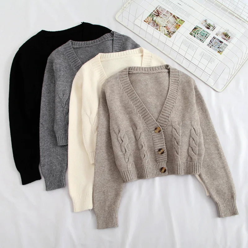 Women Sweaters V Neck Long
