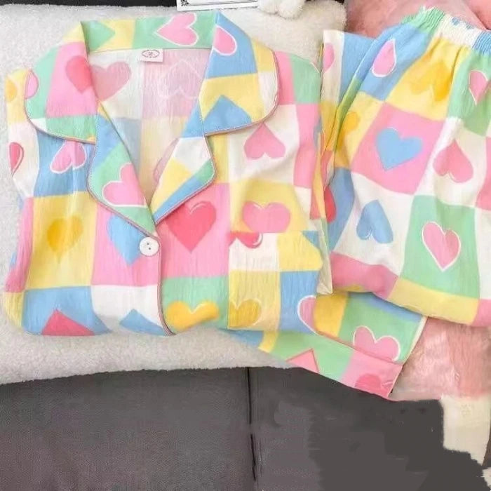 Pyjamas 2 Pièces Cartoon Fashion