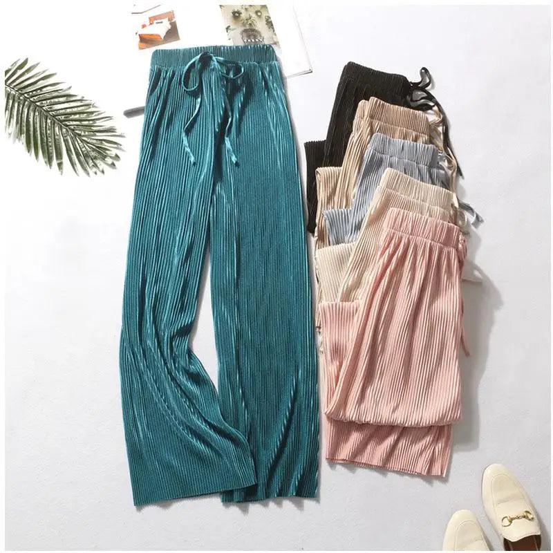 Elastic Waist Loose Casual Pants