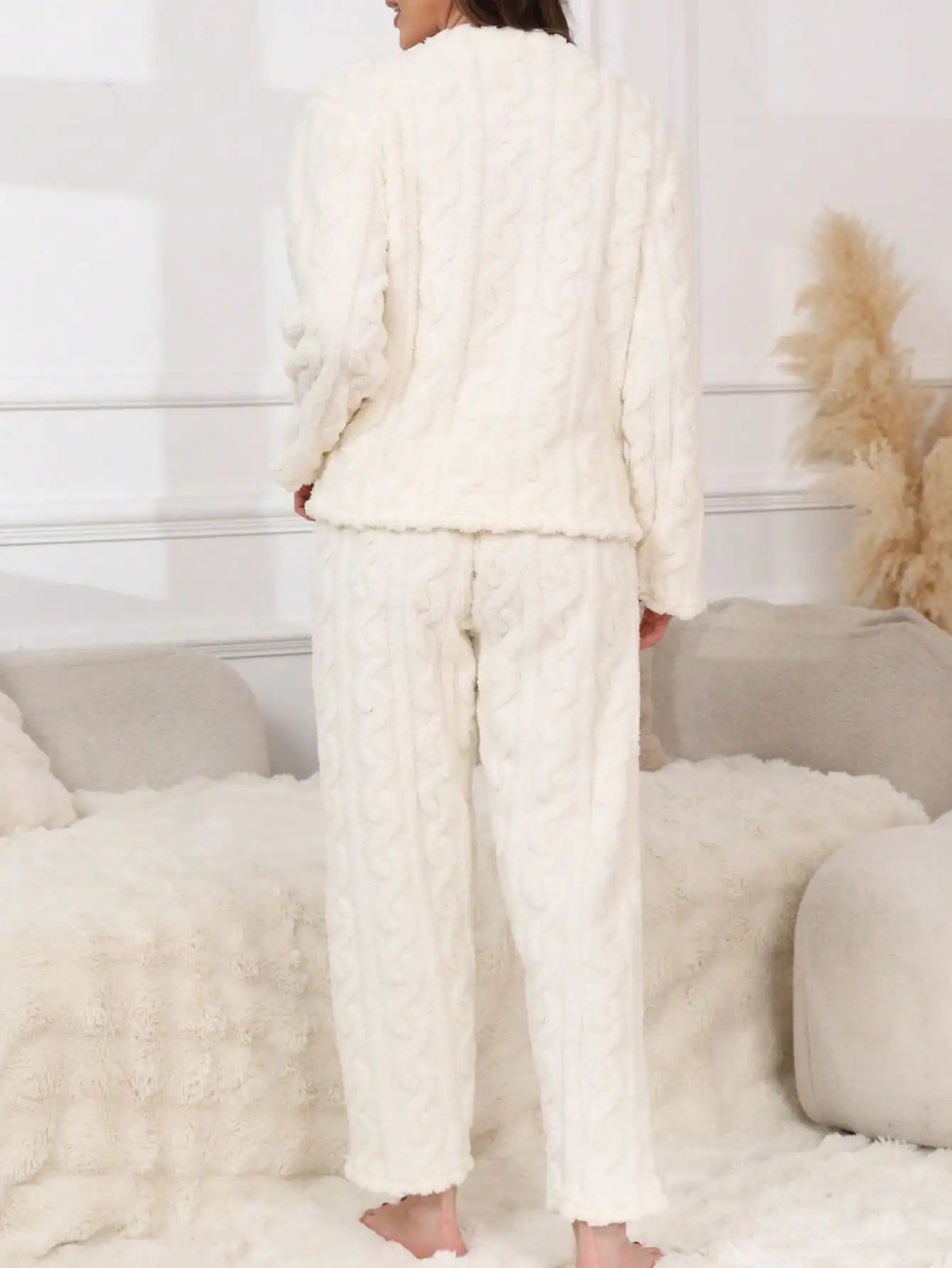 Pyjama deux pièces polaire