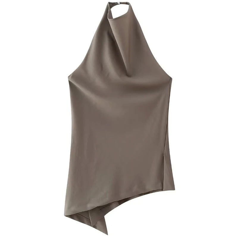 Satin Women's Two Pieces Set