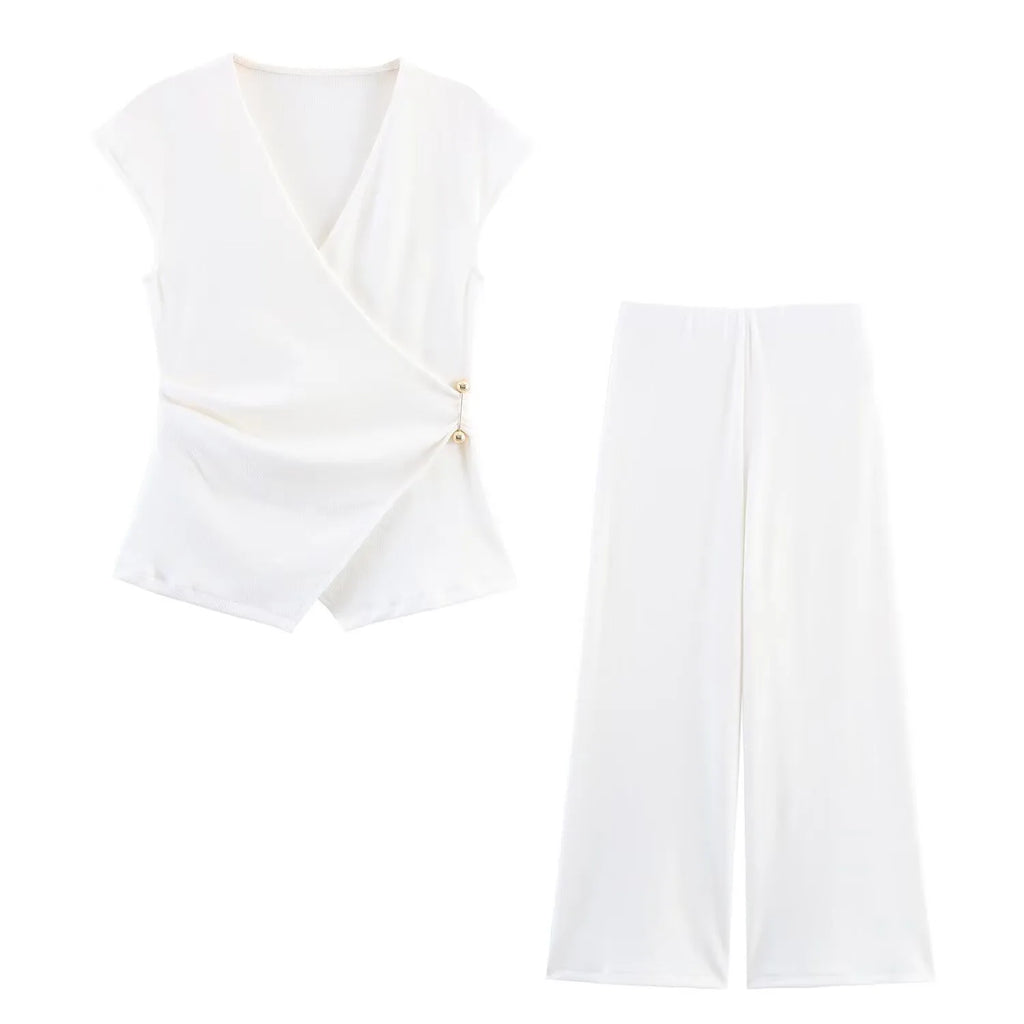 Summer Casual Pants Set
