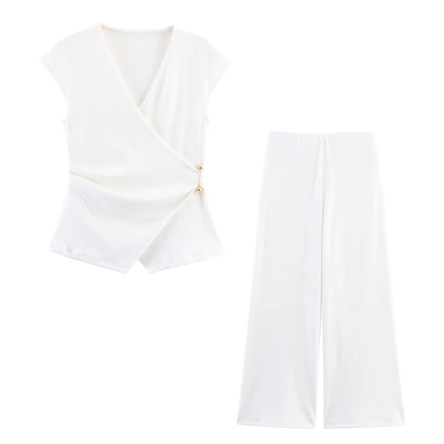 Summer Casual Pants Set