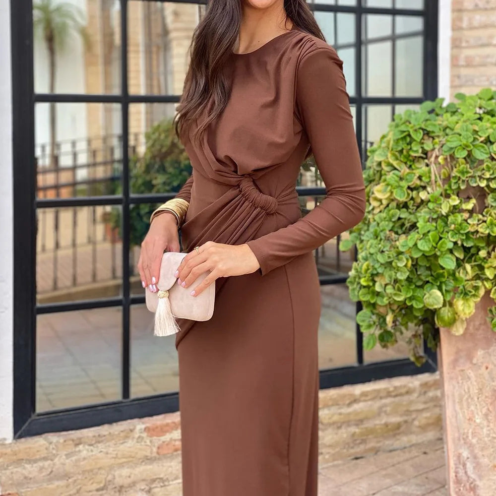 Robe Taille plissée