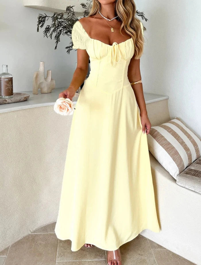 Robe D'été Taille Haute