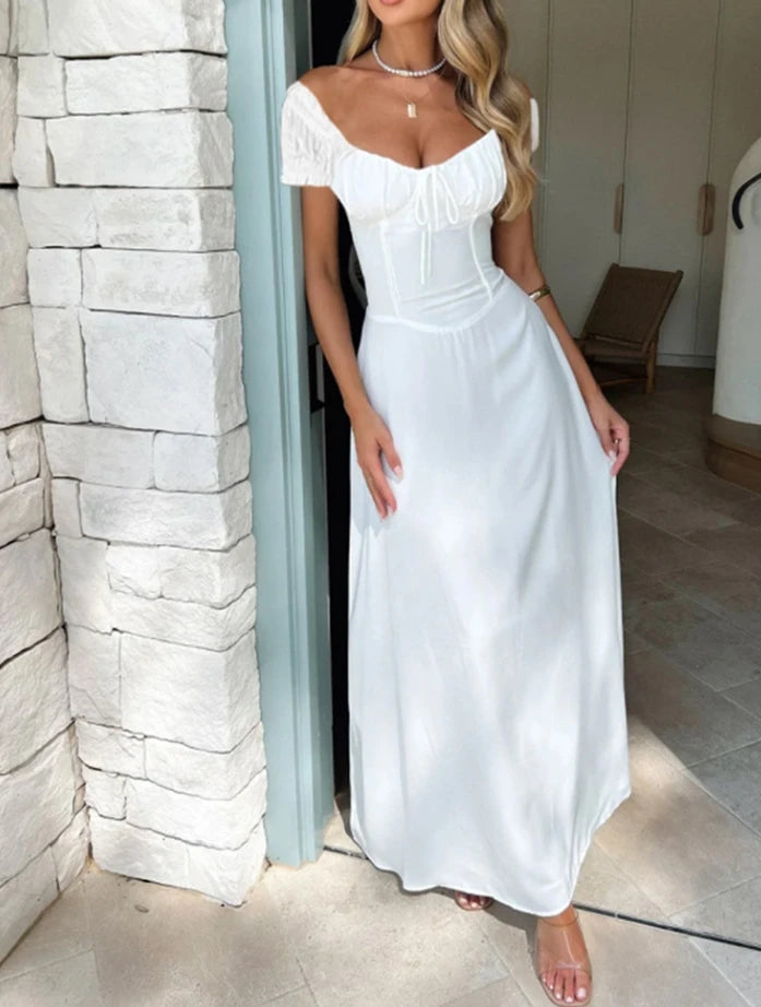 Robe D'été Taille Haute