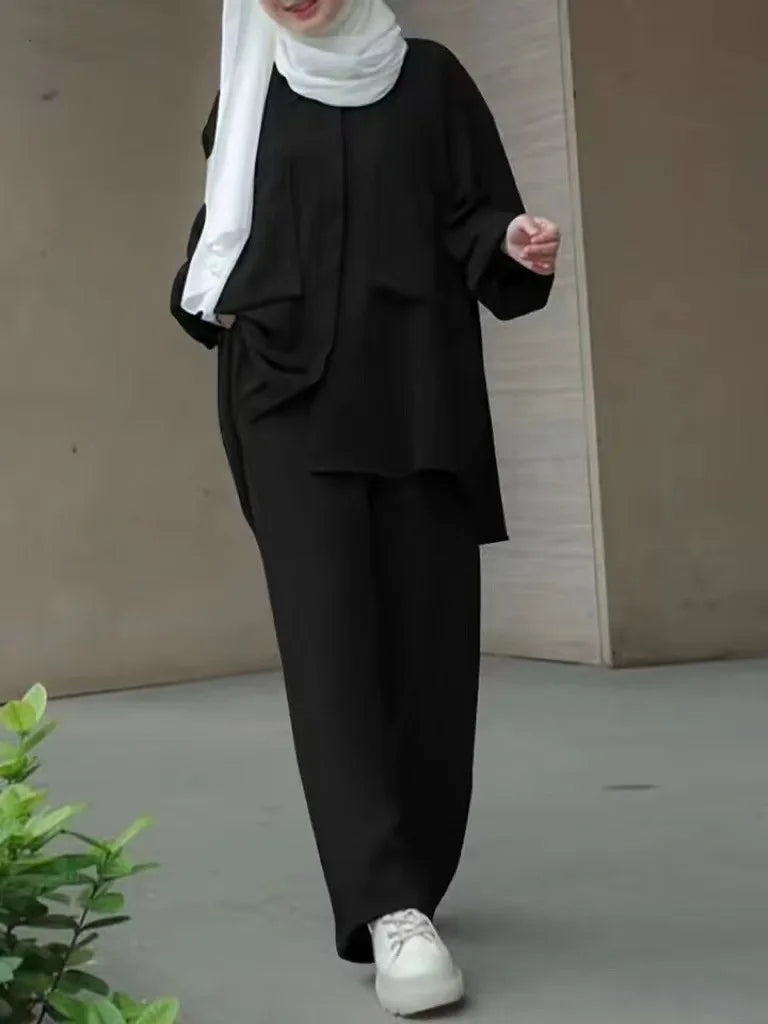 Two Piece Set Blouse & Pant