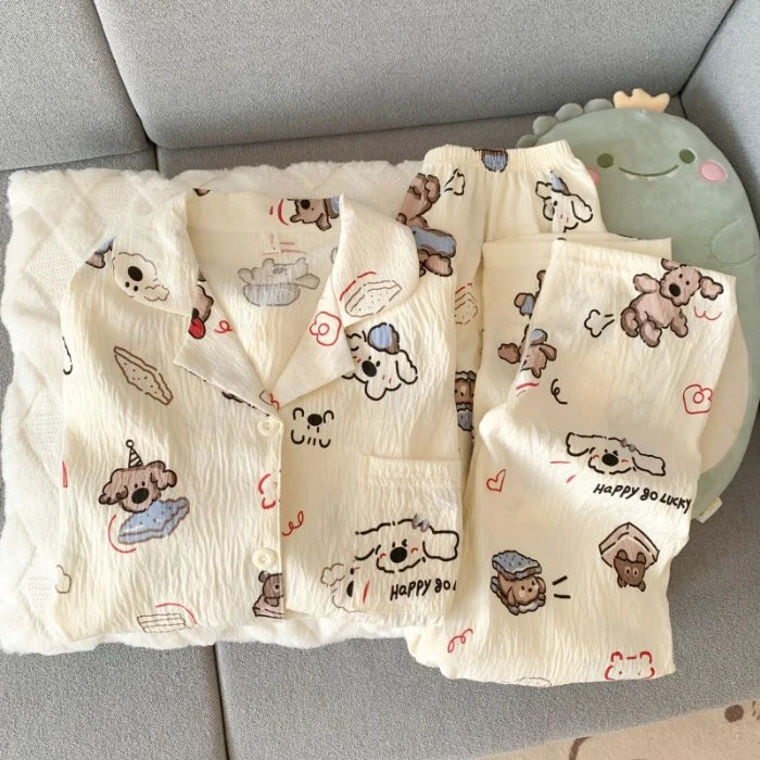 Pyjamas 2 Pièces Cartoon Fashion