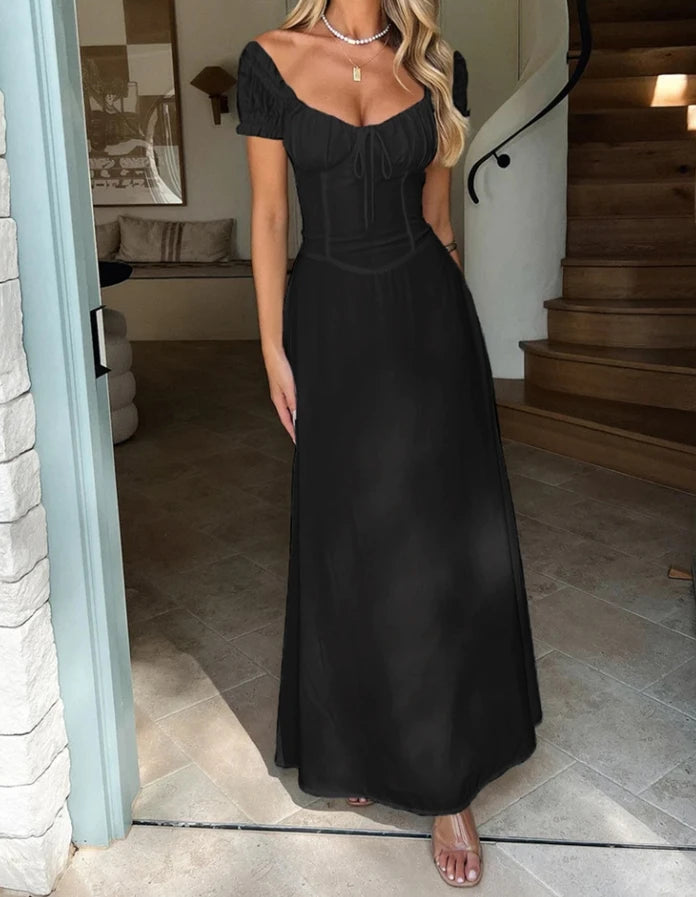 Robe D'été Taille Haute