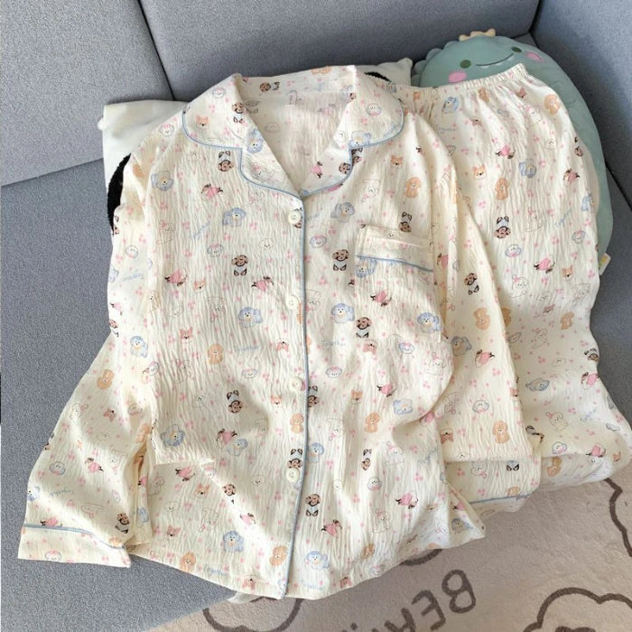 Pyjamas 2 Pièces Cartoon Fashion