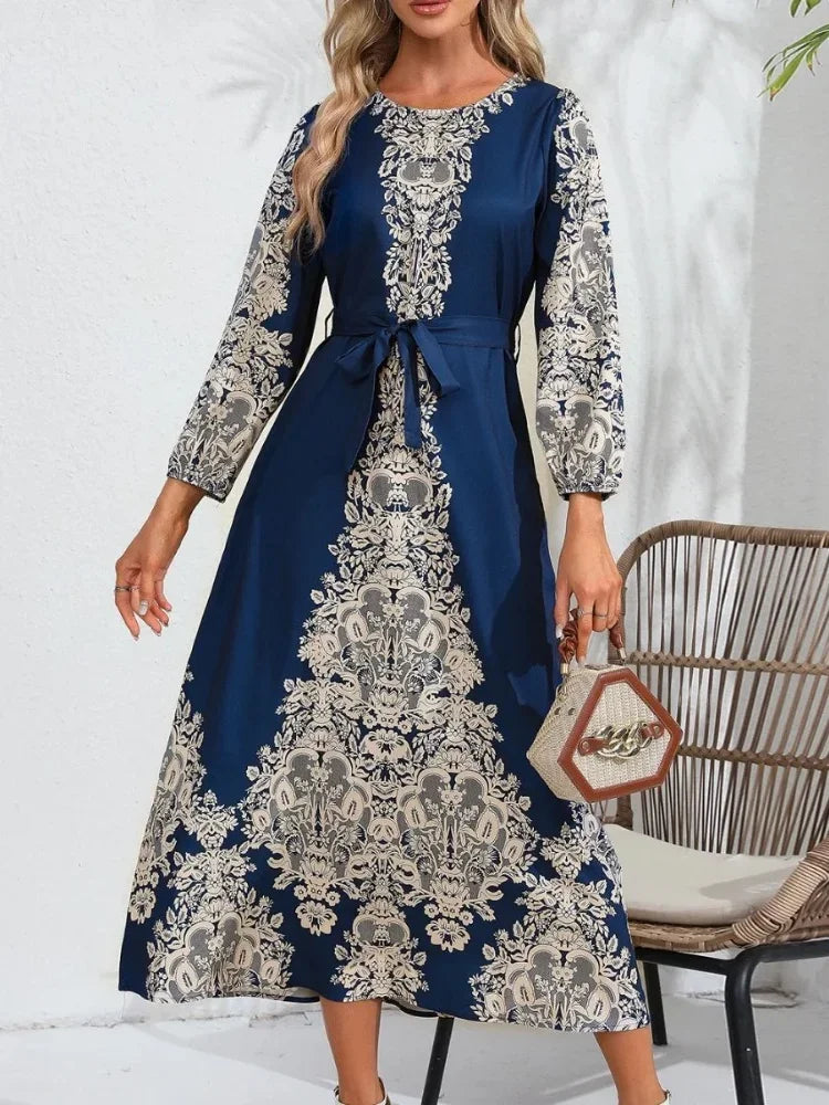 Robe longue Modèle avec laçage
