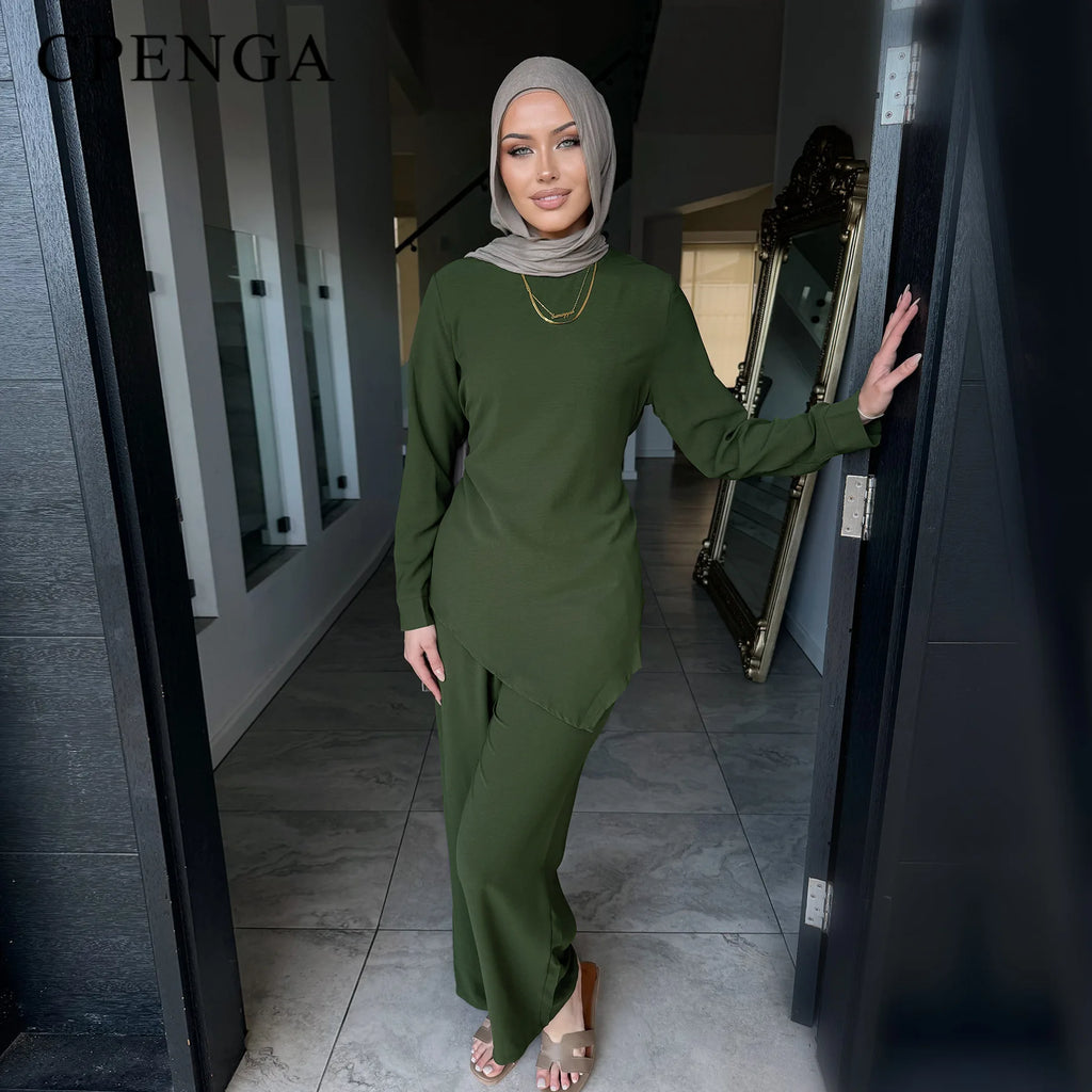 Ensemble Abaya deux pièce Eid Turc