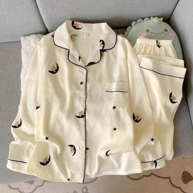 Pyjamas 2 Pièces Cartoon Fashion