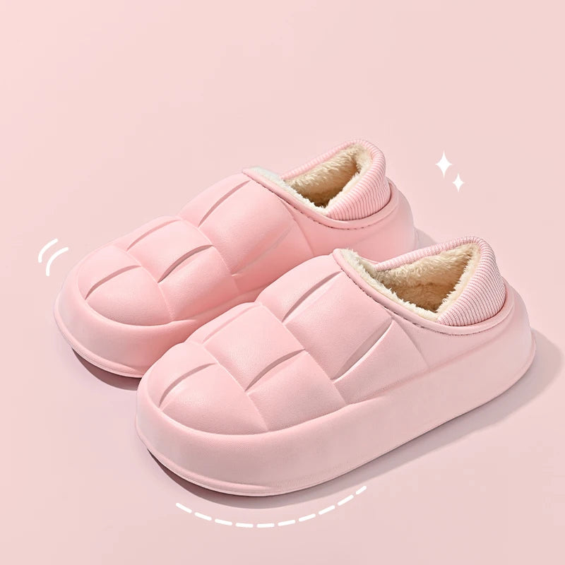 Chaussons en coton imperméables.