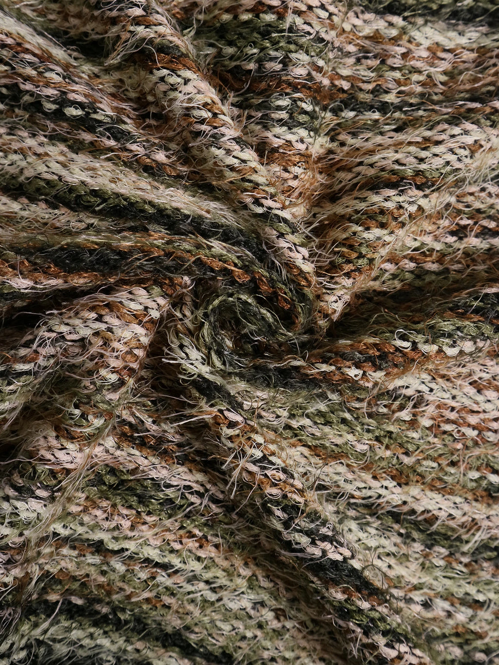 Gilet rayé à épaules tombantes cardigan en maille ample avec boutons