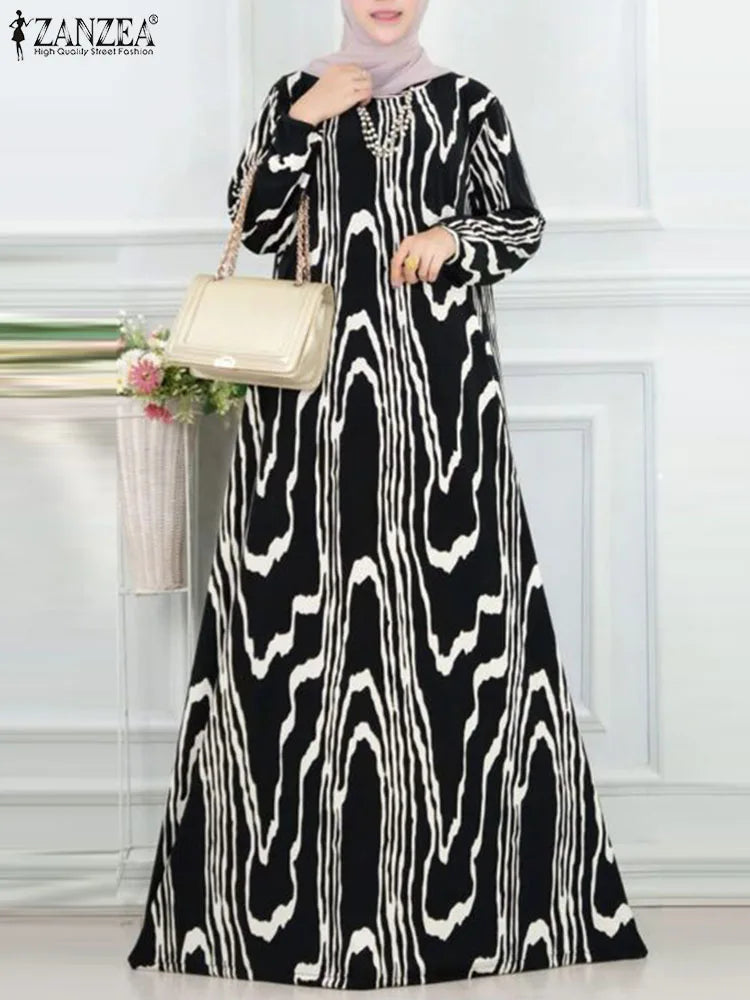 Long Sleeve Dress Abaya