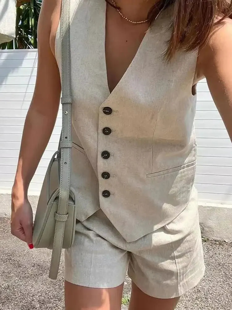 Ensemble blazer court