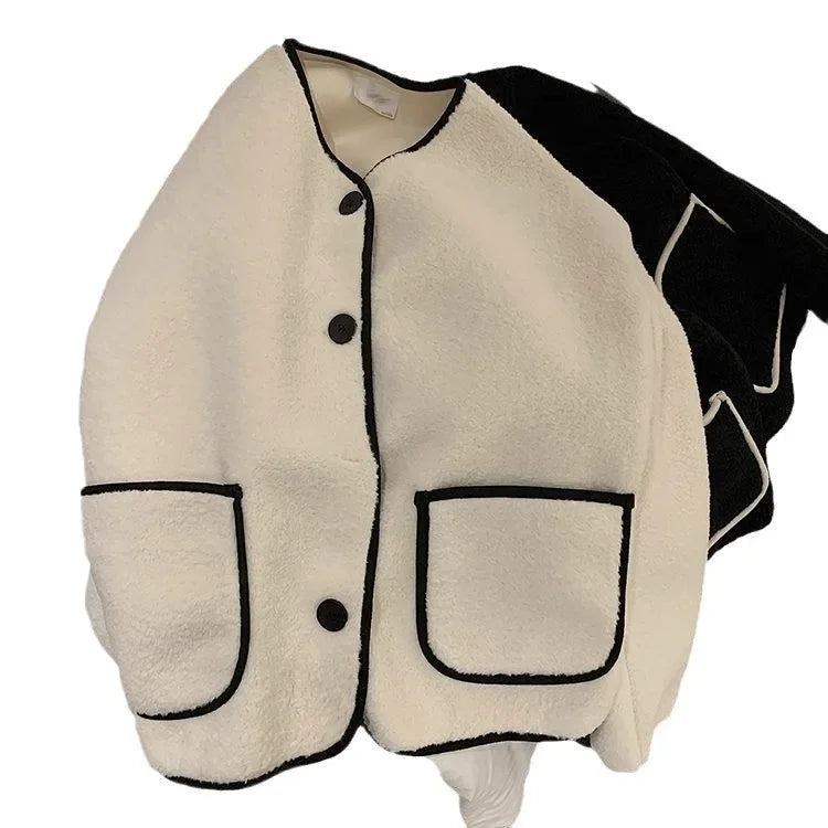 Short Lamb Fur Jacket