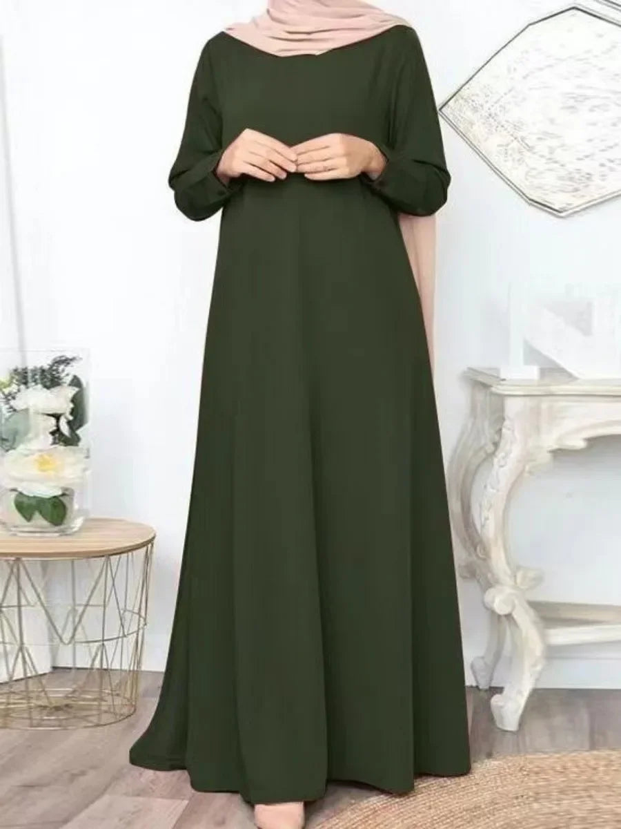 Abaya du Maroc, longue robe ample