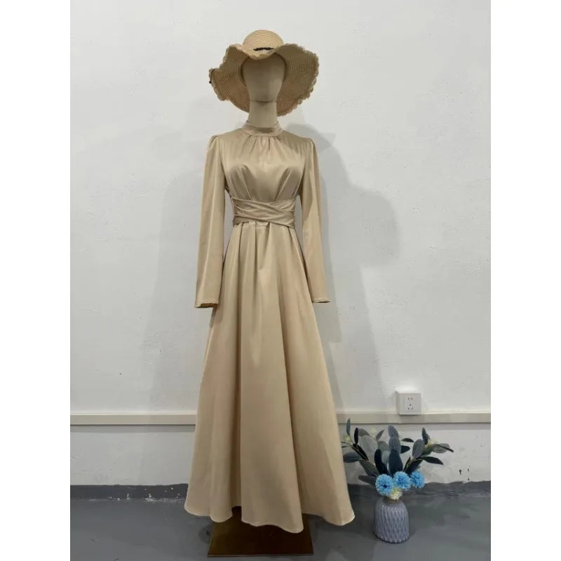 Abaya Satin Dresses
