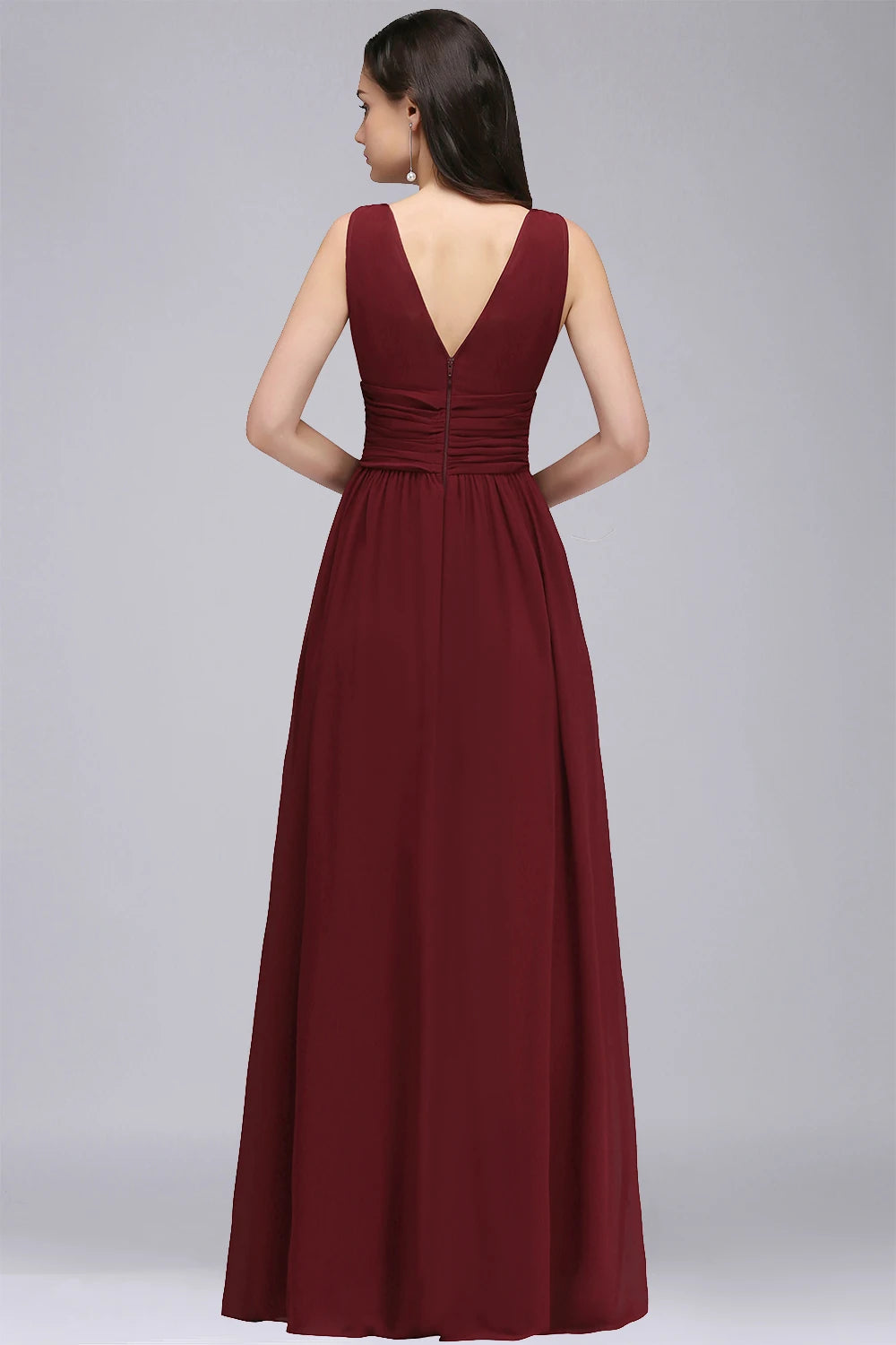 Long Bridesmaid Dresses Chiffon