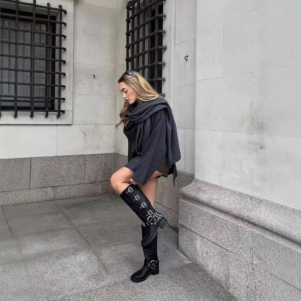 Women Fashion Scarf Woolen Jacket Long Sleeve