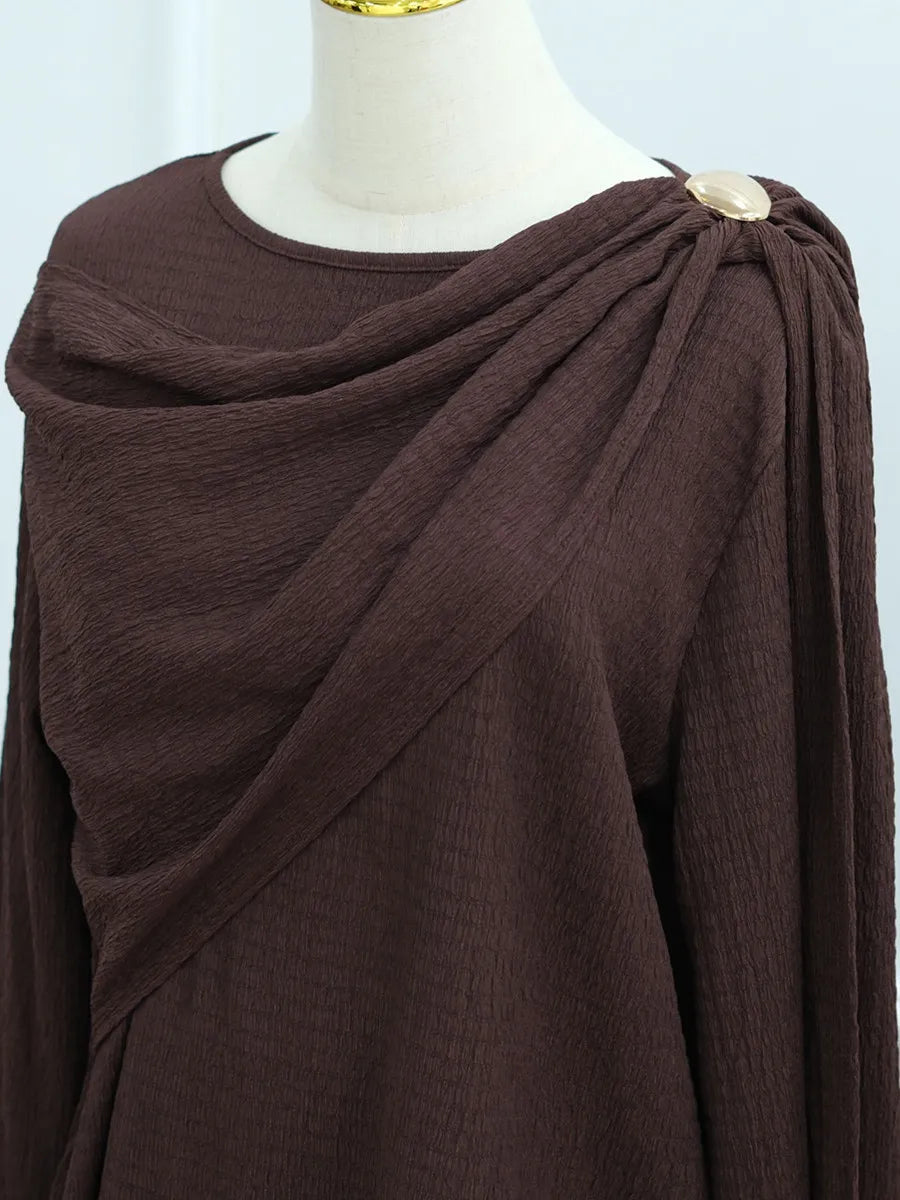 Ensemble deux pièces abaya Türkiye haut et pantalon