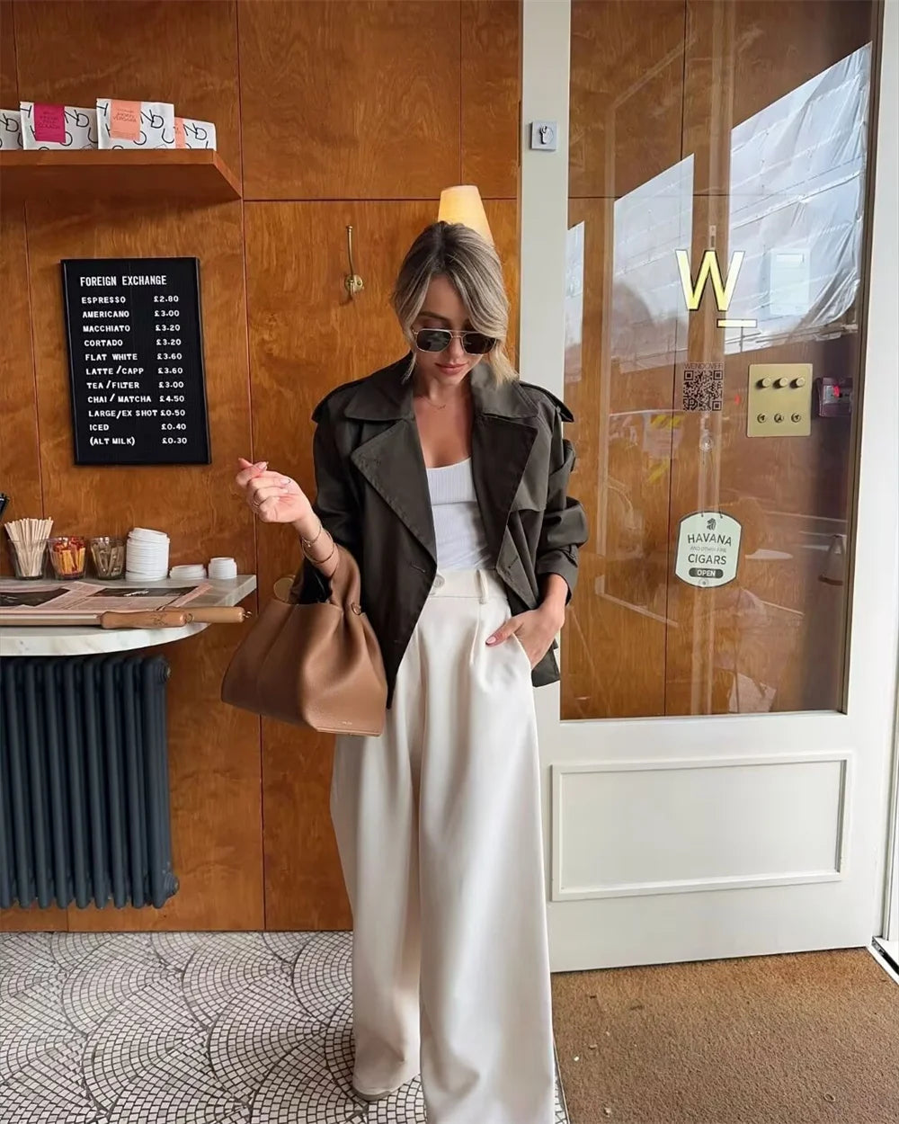 Trench Vintage Courte