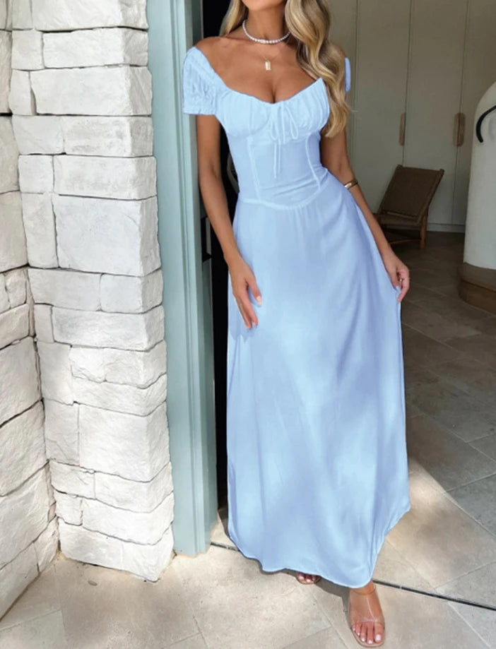 Robe D'été Taille Haute