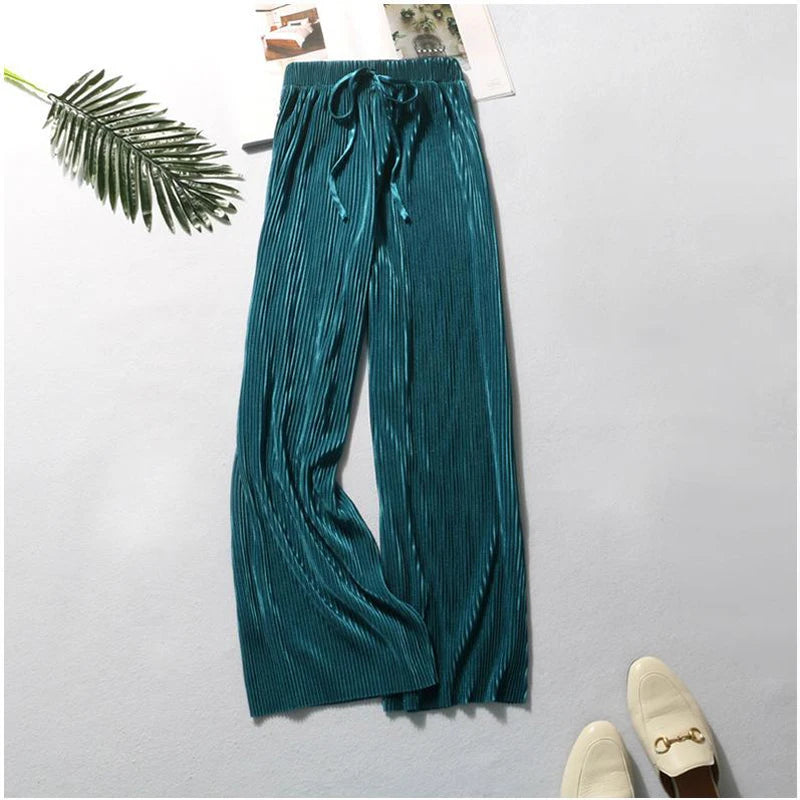 Elastic Waist Loose Casual Pants