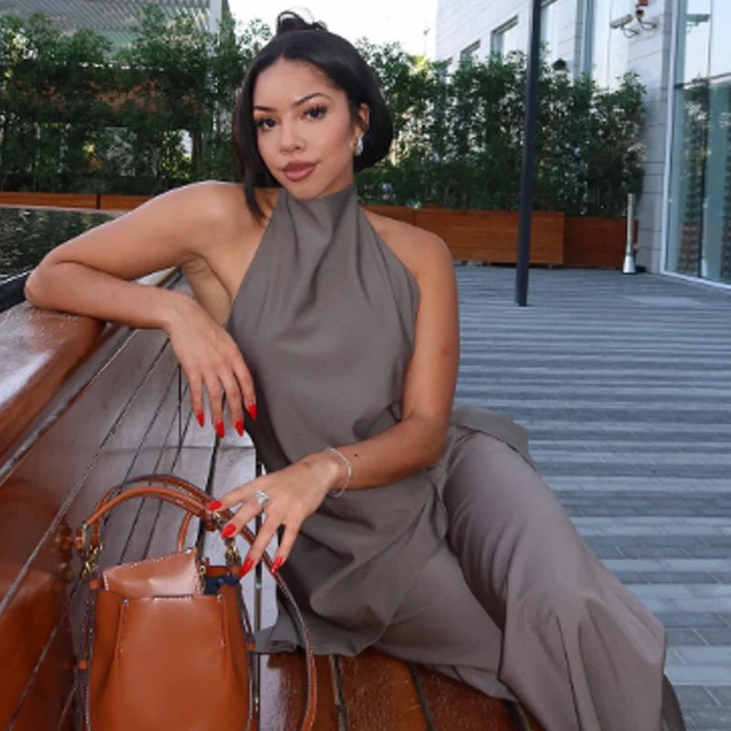 Satin Women's Two Pieces Set