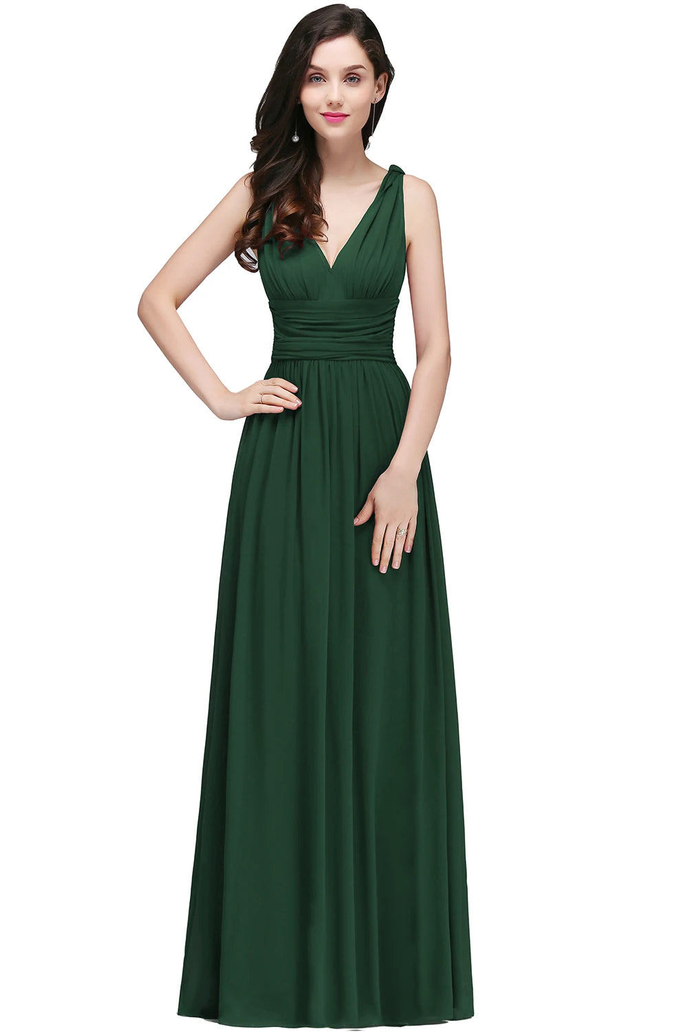 Long Bridesmaid Dresses Chiffon