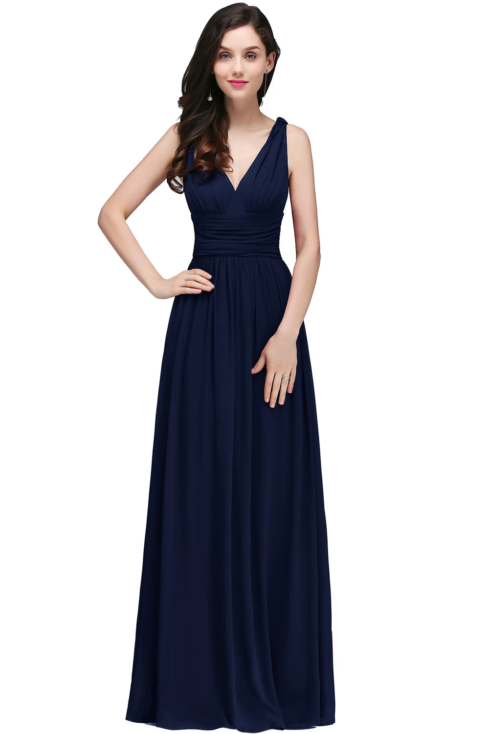 Long Bridesmaid Dresses Chiffon