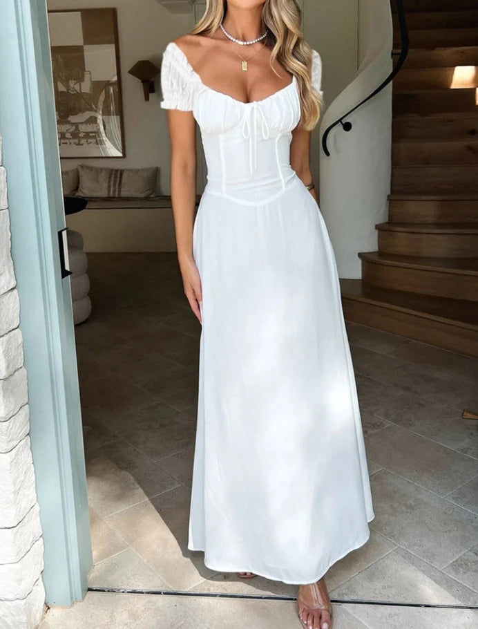Robe D'été Taille Haute
