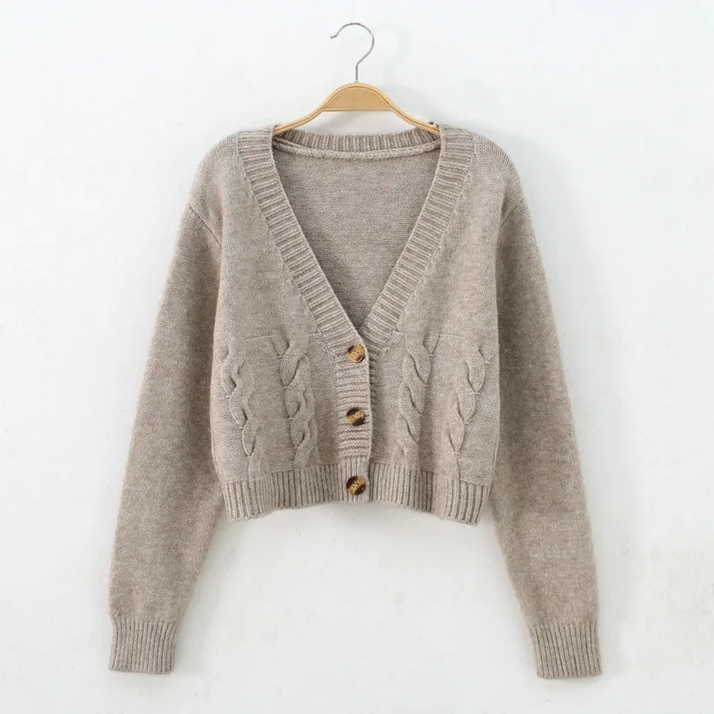 Women Sweaters V Neck Long