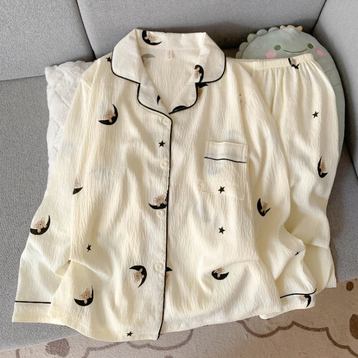 Pyjamas 2 Pièces Cartoon Fashion