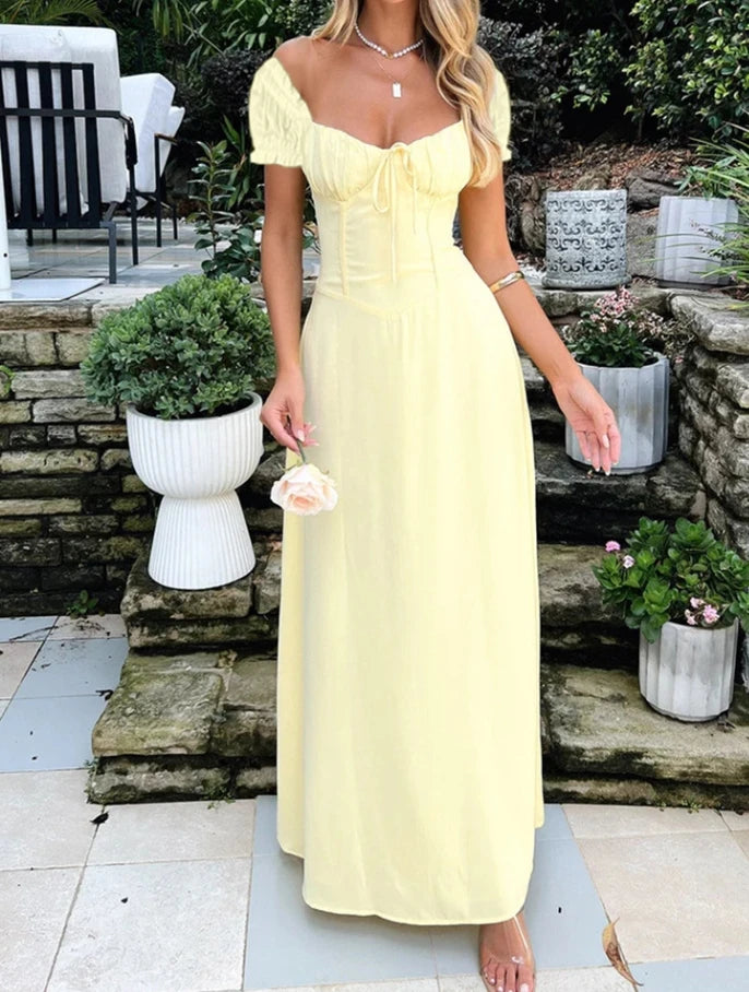 Robe D'été Taille Haute