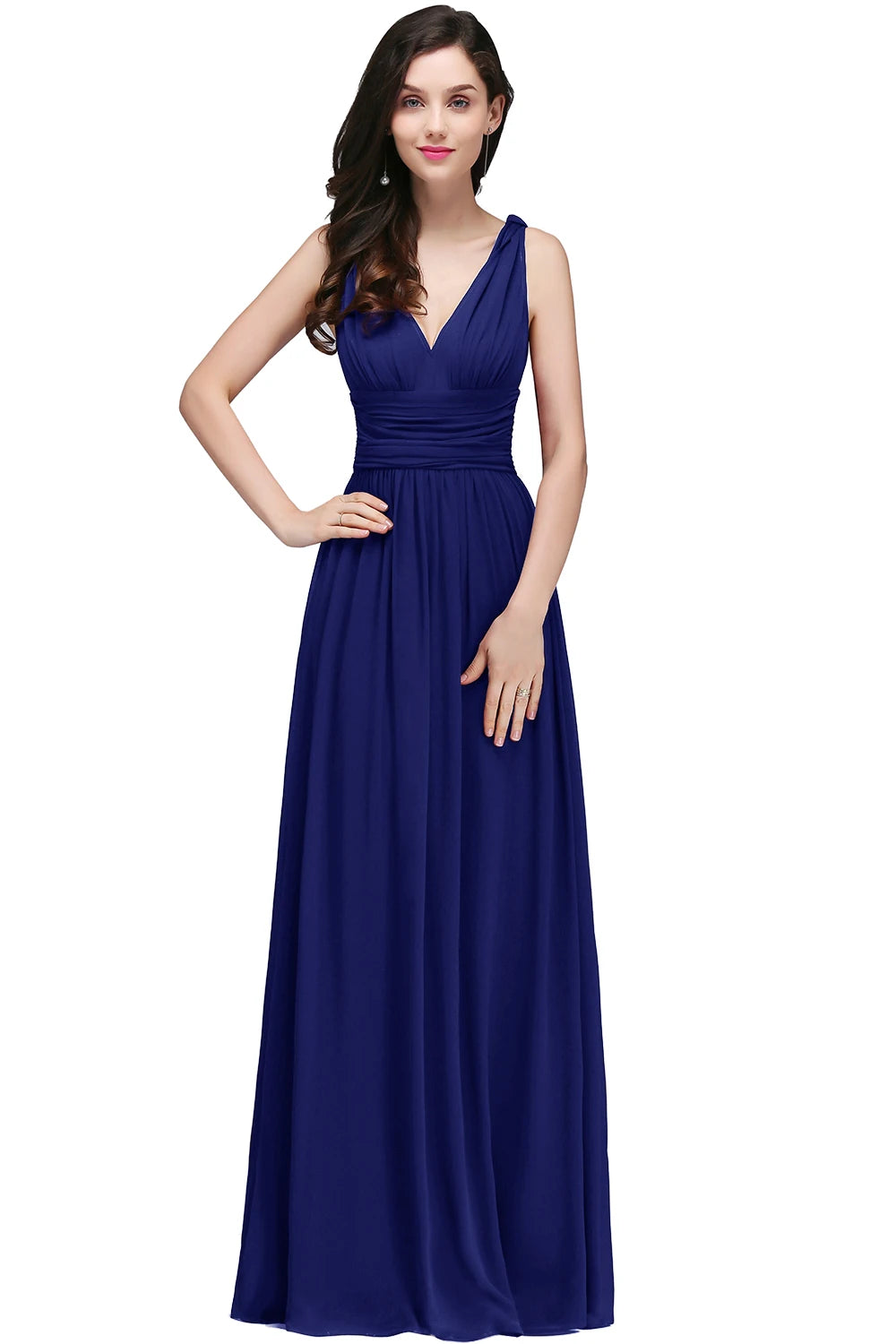 Long Bridesmaid Dresses Chiffon