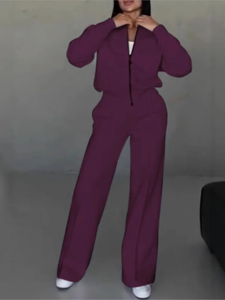 Survêtement deux pièces Fermeture éclair