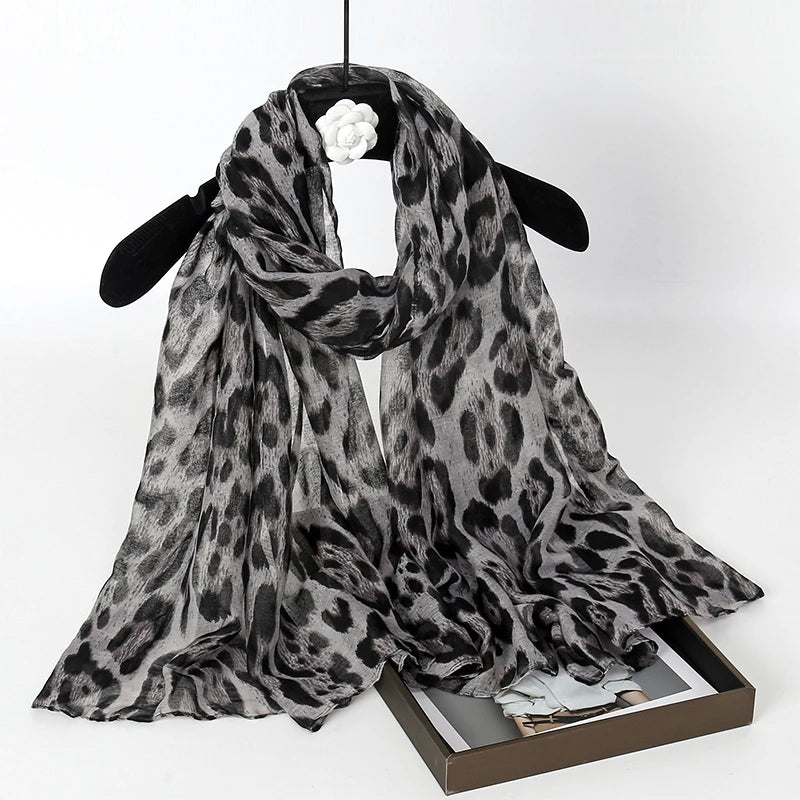 Leopard Hijab Luxury Beach 180cm