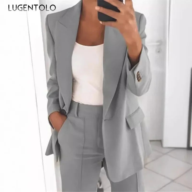 Women Suits 2 Pieces Set Fashion