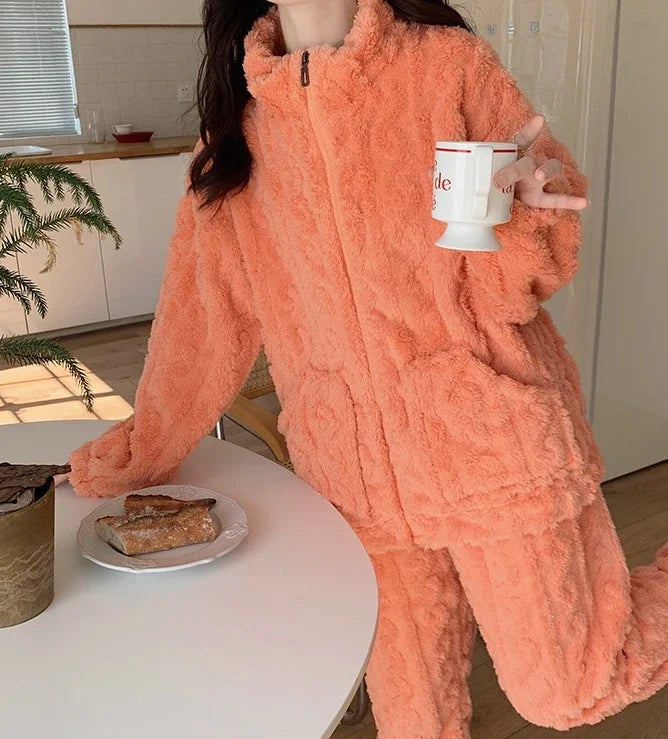 Ensemble de Pyjamas deux pièces Peluche