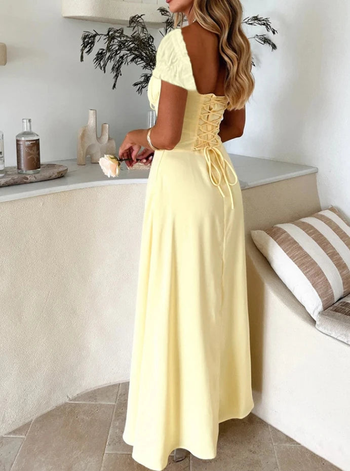 Robe D'été Taille Haute