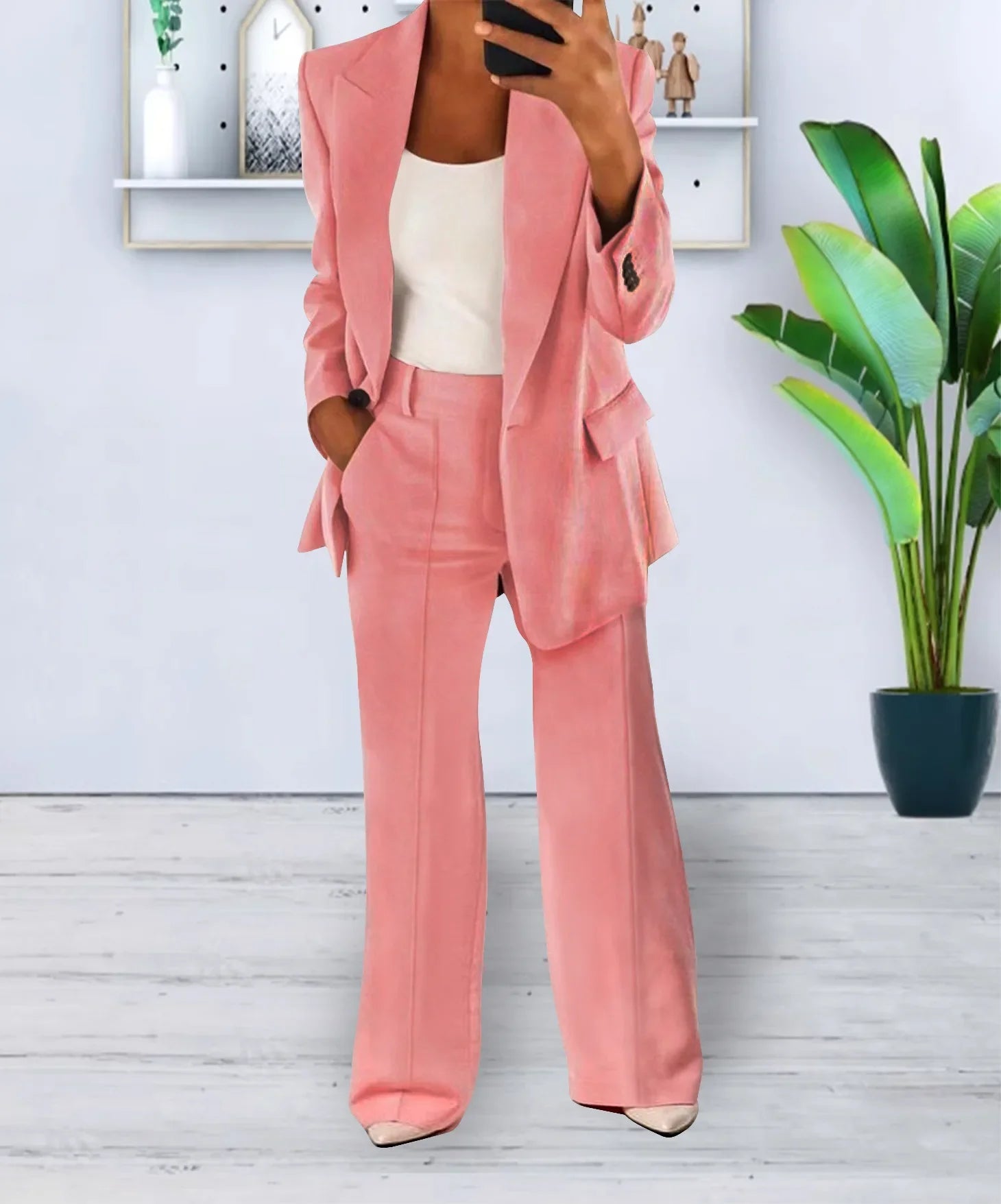 Women Suits 2 Pieces Set Fashion
