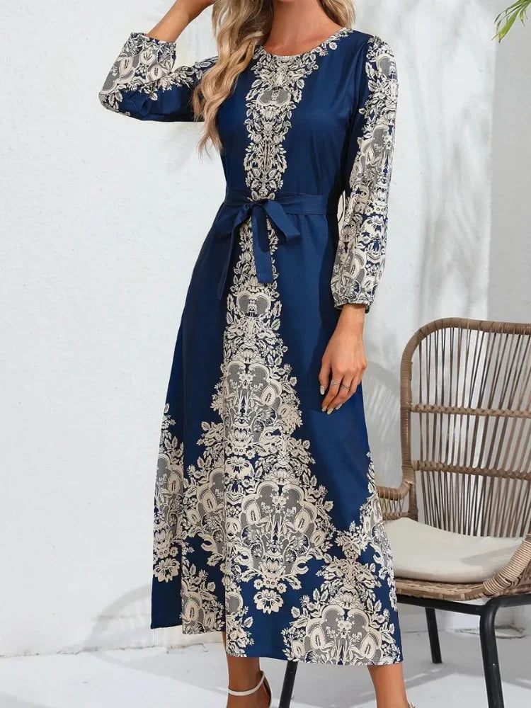 Robe longue Modèle avec laçage